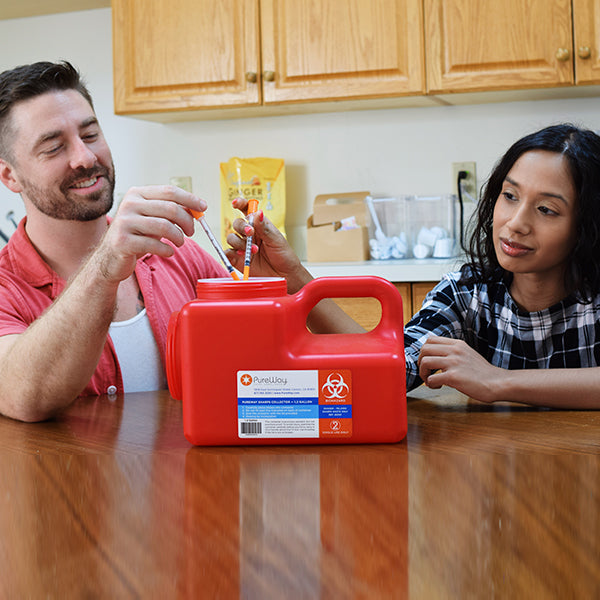 1.2 Gallon Sharps Disposal Container System