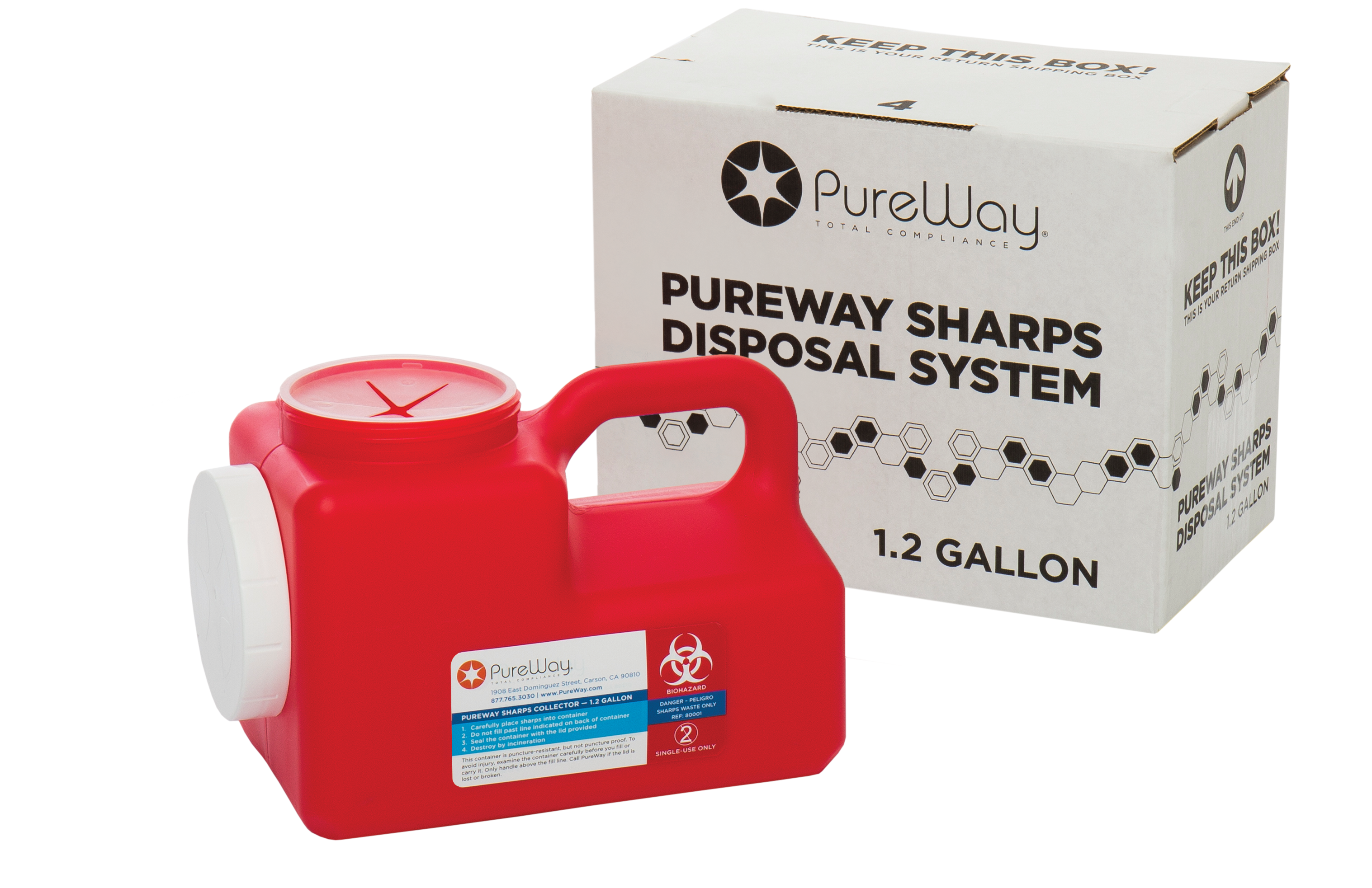 1.2 Gallon sharps disposal by PureWay – PurewayAtHome