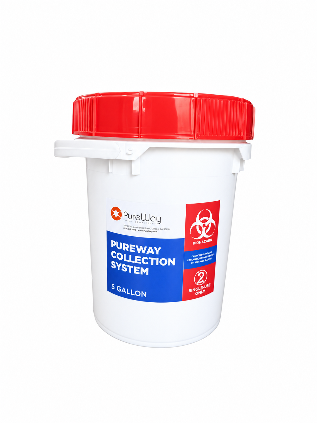 5 Gallon Collection Bin System (includes pre-paid return label and disposal service)